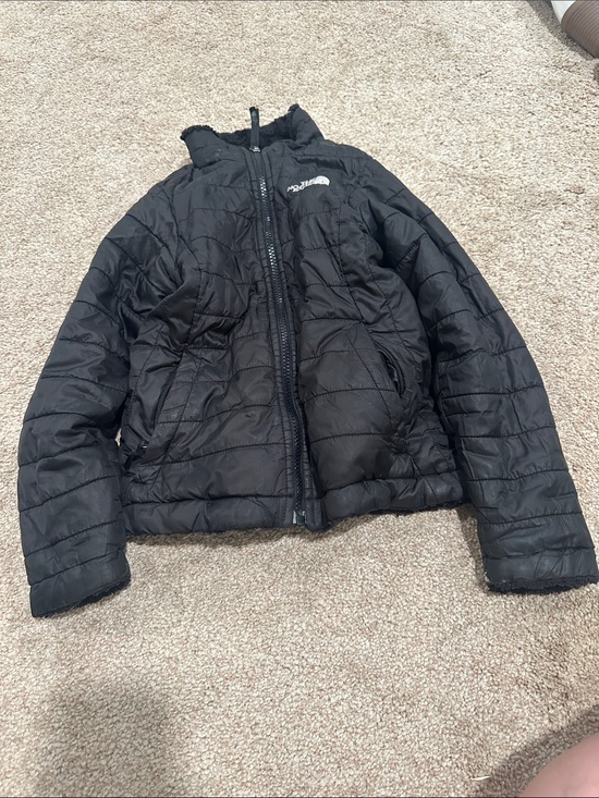 The North Face Other - The North Face Kids Black Puffer Jacket reversible!!